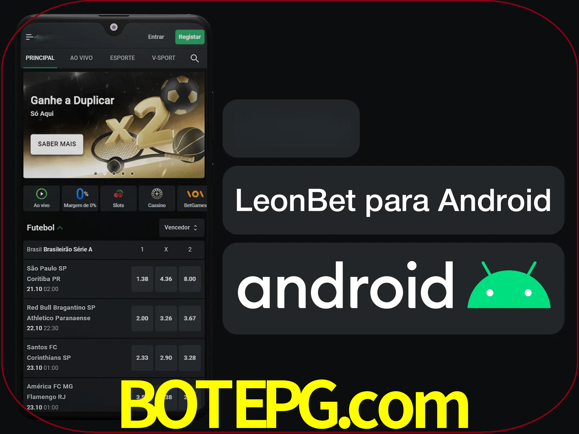 Adquira sua versão poket de LeonBet.