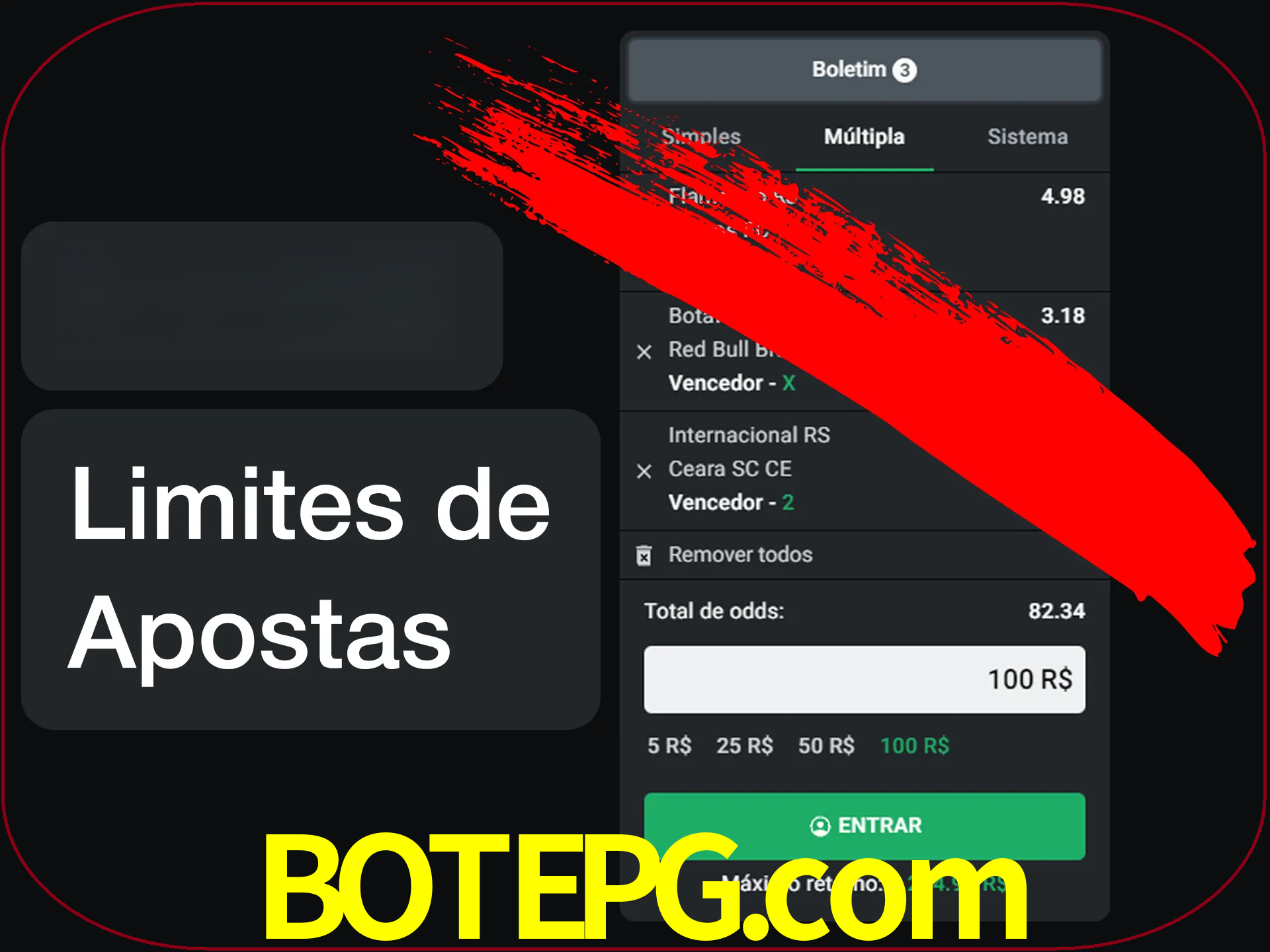 Não faça apostas loucas.